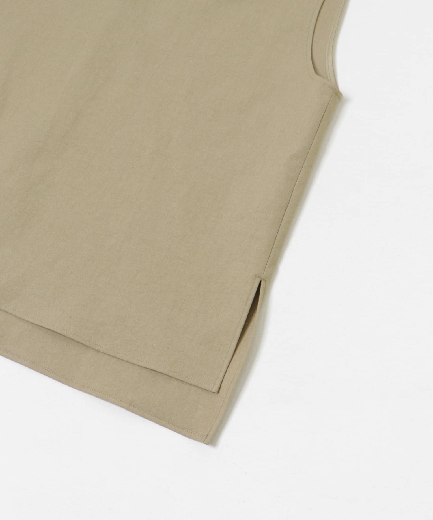 URBAN RESEARCH「リネン混Vネックブラウス」|ベスト・ジレ|