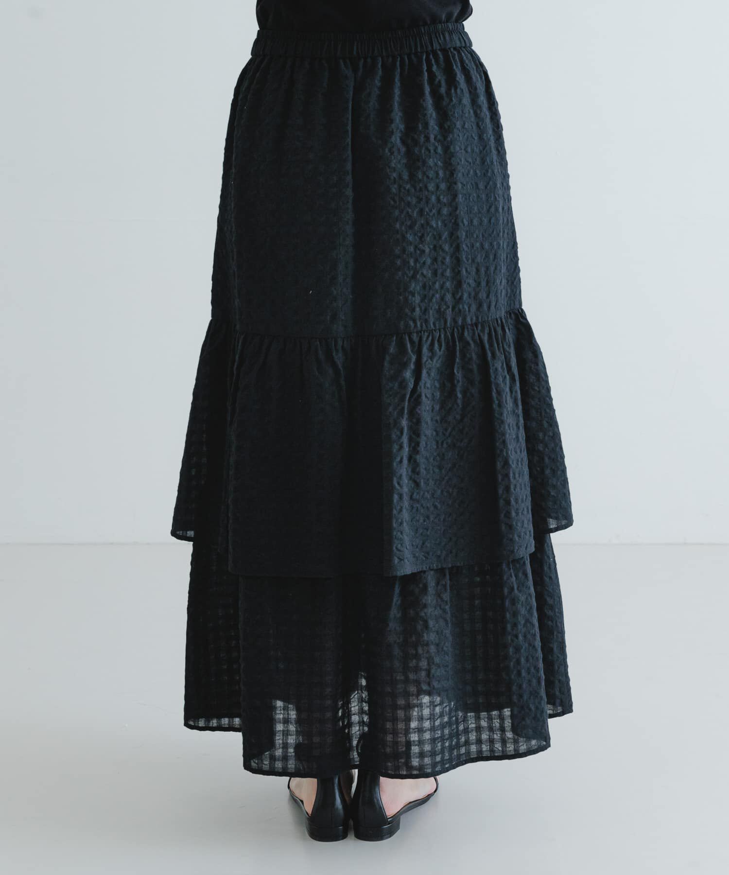 URBAN RESEARCH「サッカーティアードロングスカート」|スカート|