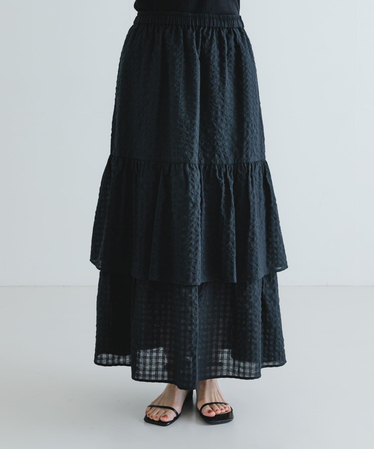 URBAN RESEARCH「サッカーティアードロングスカート」|スカート|