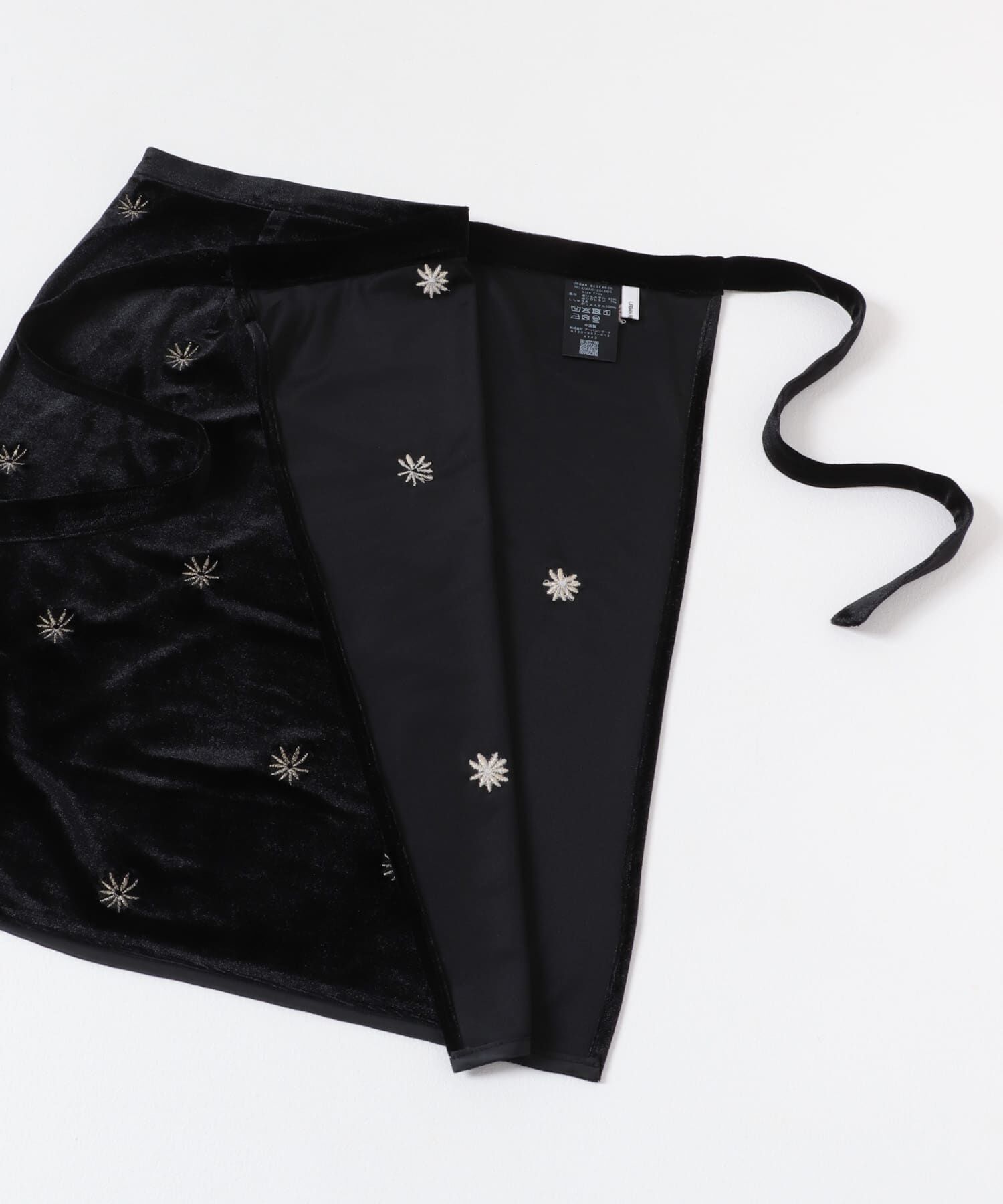 URBAN RESEARCH「ベロア刺繍ラップスカート」|スカート|