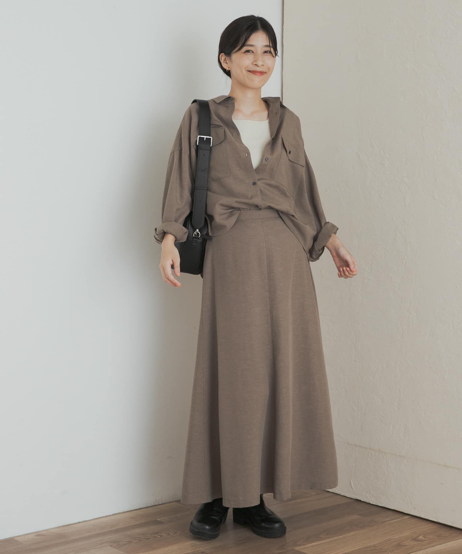 URBAN RESEARCH DOORS「『セットアップ対応』 フレアスカート」|スカート|