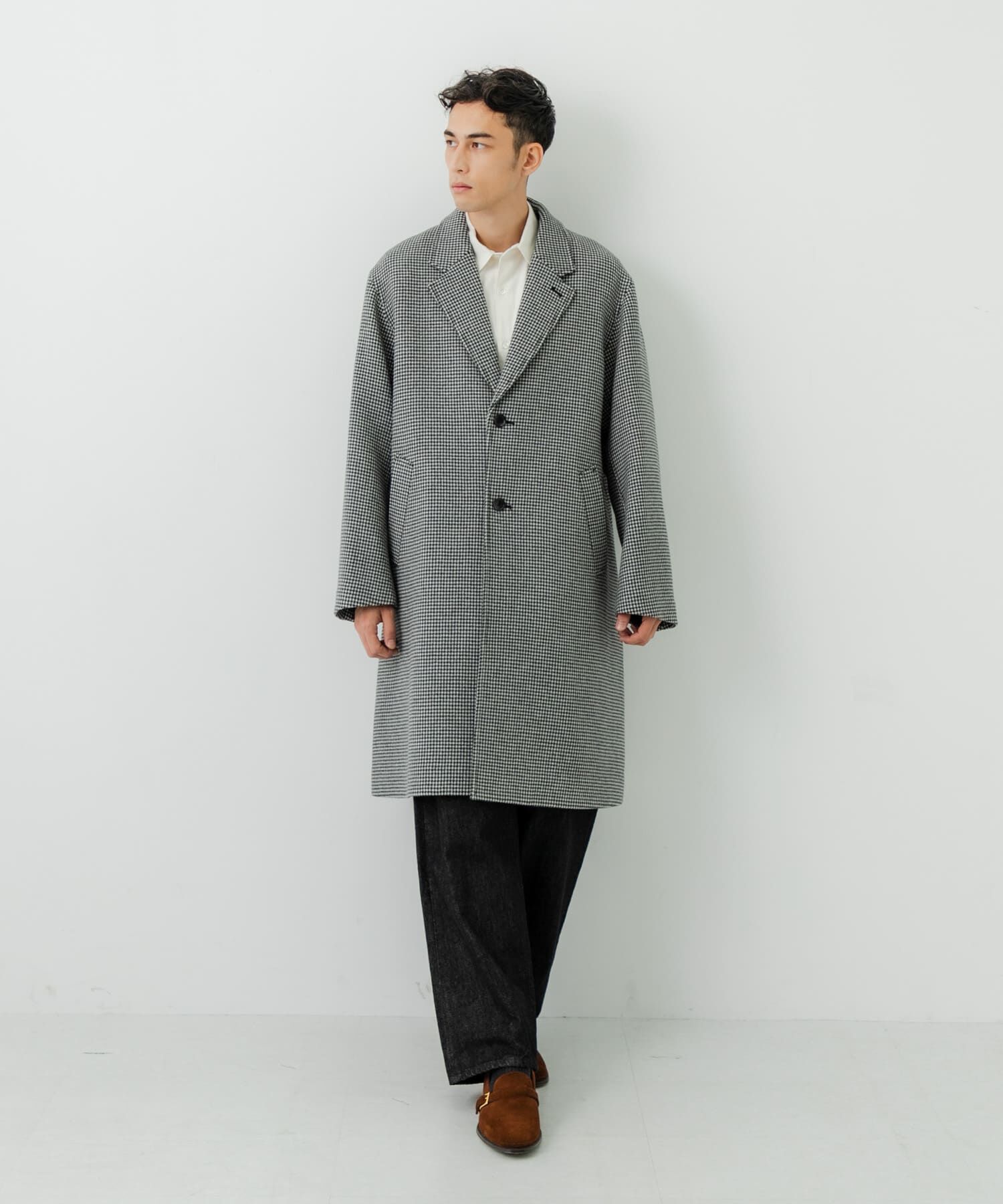 URBAN RESEARCH「WOOL OVER CHESTER COAT」|チェスターコート|