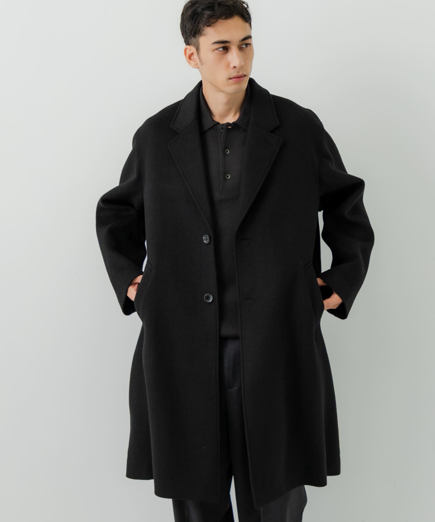 URBAN RESEARCH「WOOL OVER CHESTER COAT」|チェスターコート|