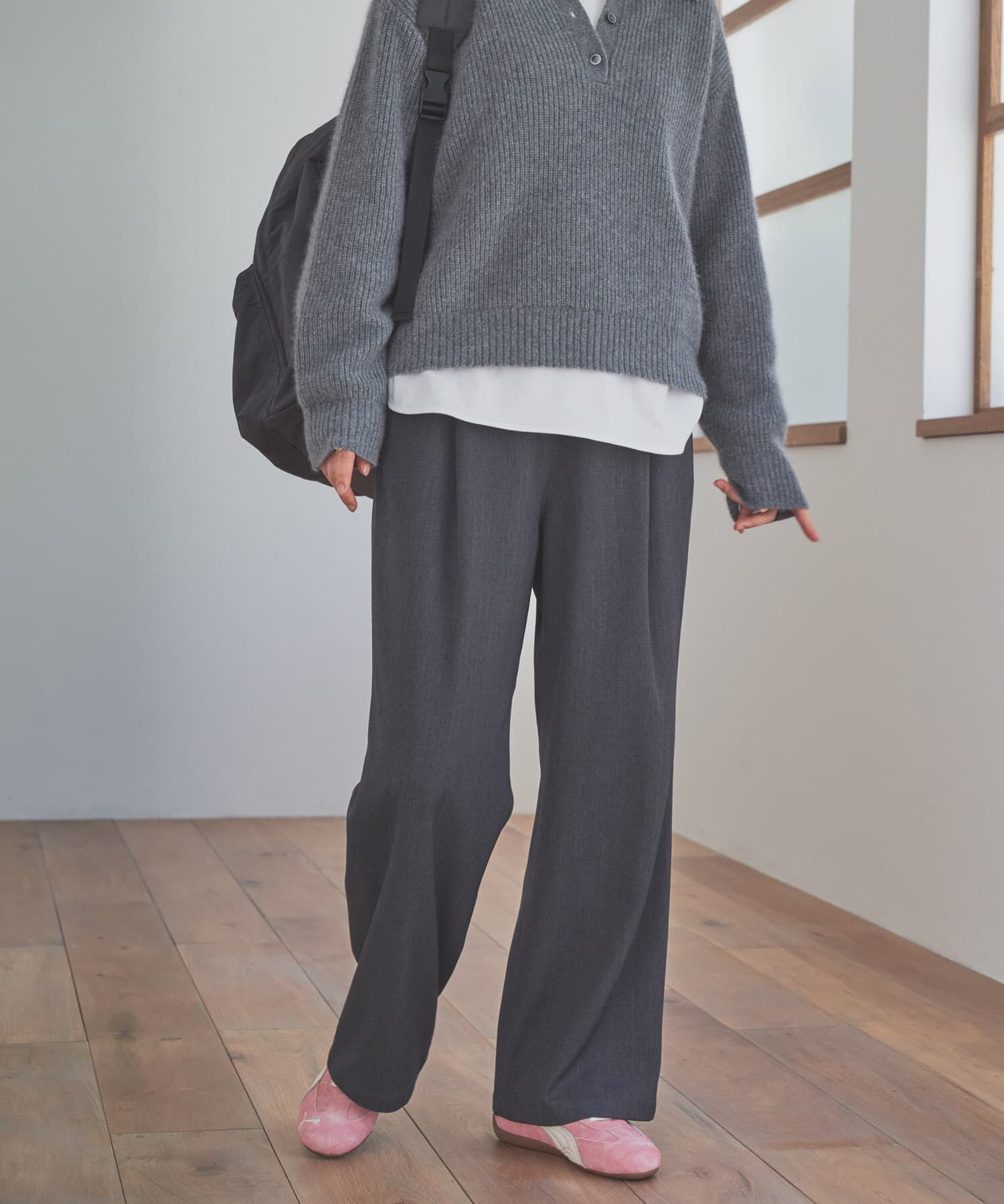 URBAN RESEARCH DOORS「『仁村紗和さん着用』『UR TECH』完声フロントタックイージーパンツ」|その他|