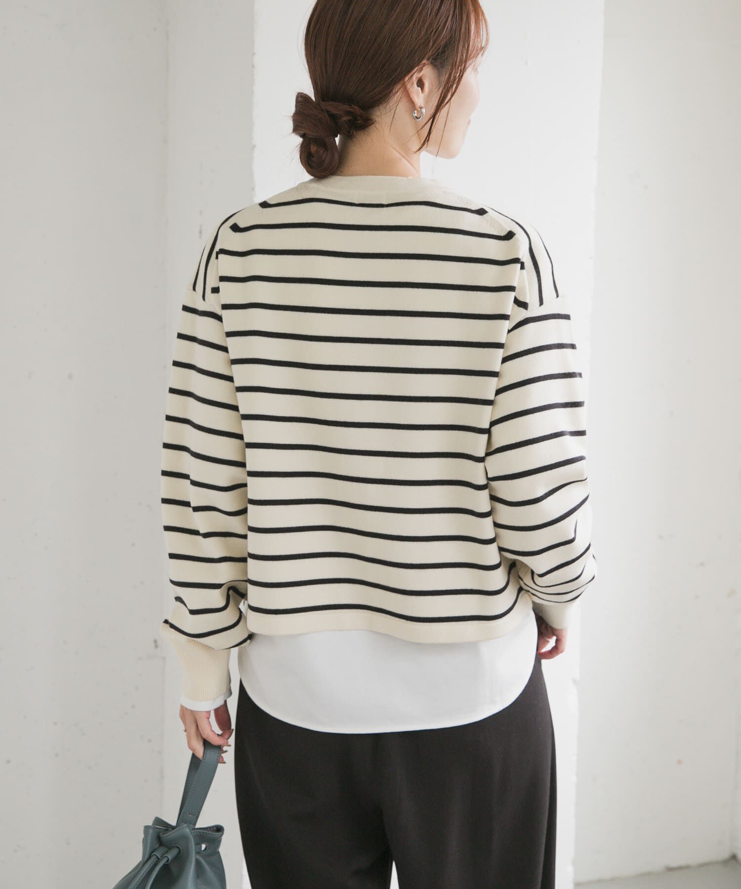 URBAN RESEARCH DOORS「『仁村紗和さん着用』『UR TECH 200日ニット』リングドットカーディガン」|カーディガン|