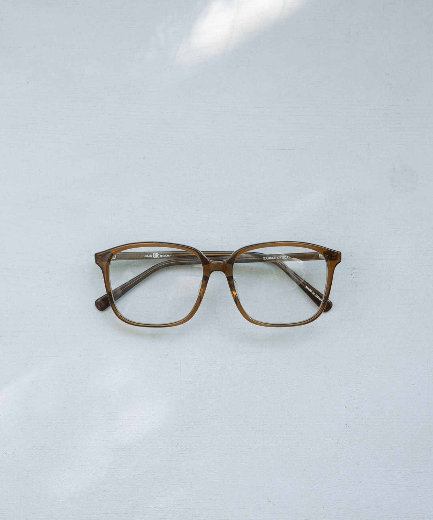 URBAN RESEARCH「『別注』KANEKO OPTICAL&times;URBAN RESEARCH　スクエアクリアUVレンズ」|メガネ|