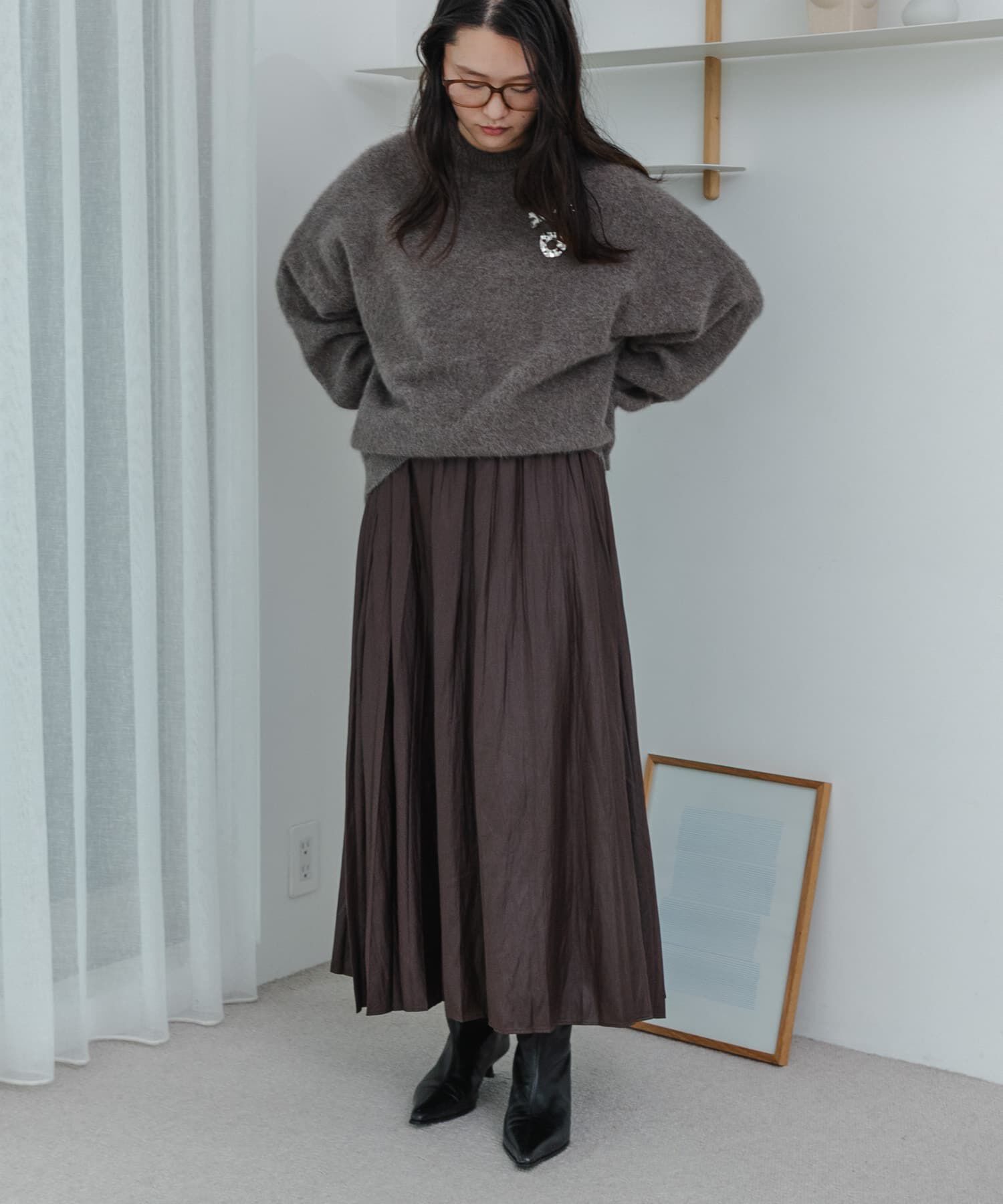 URBAN RESEARCH「チンツプリーツスカート」|スカート|