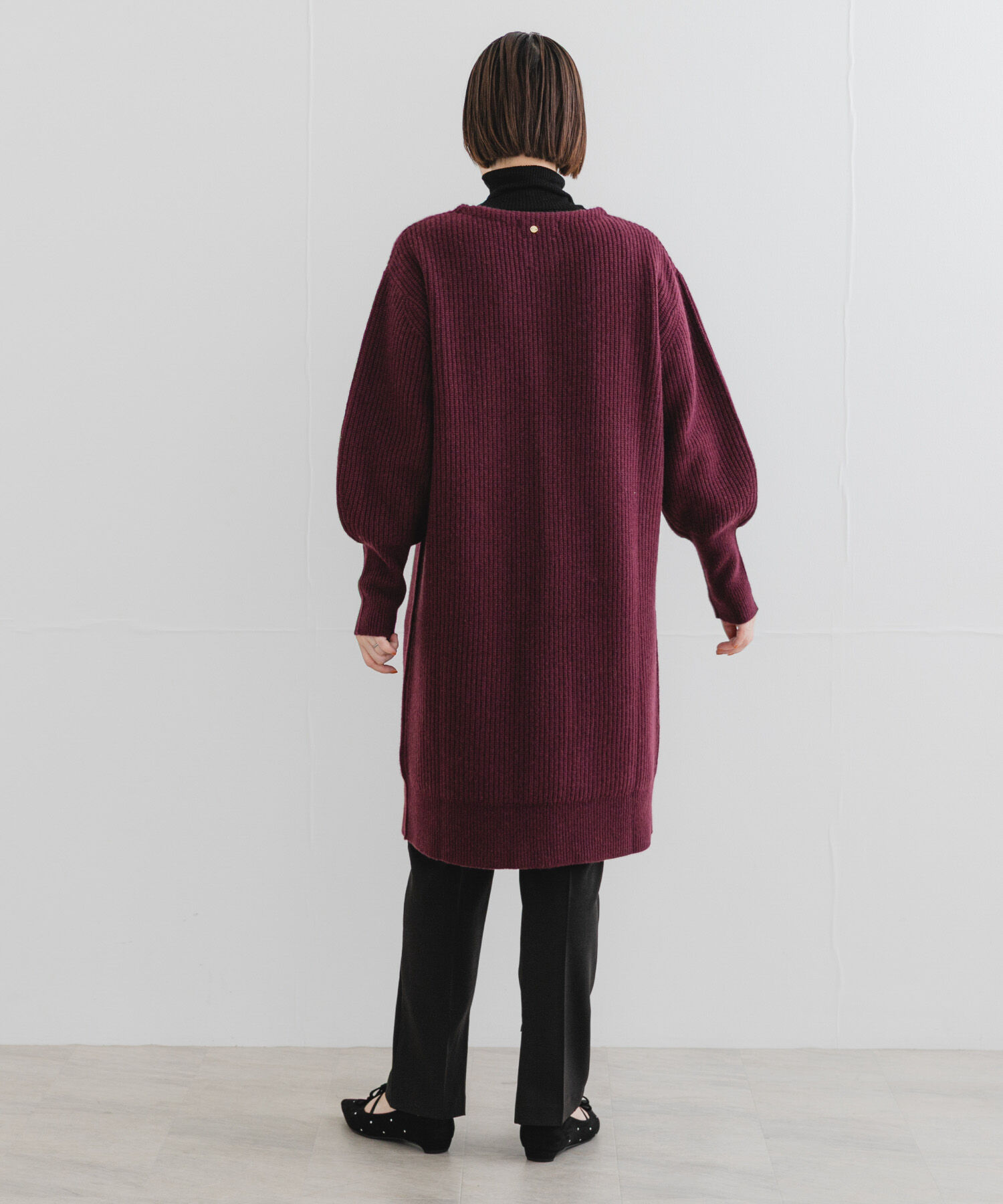 URBAN RESEARCH ROSSO「F by ROSSO　ハミルトン片畦ハーフZIPミニワンピース」|ワンピース|