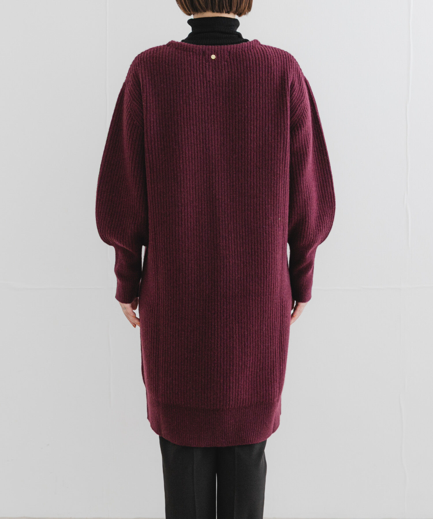 URBAN RESEARCH ROSSO「F by ROSSO　ハミルトン片畦ハーフZIPミニワンピース」|ワンピース|