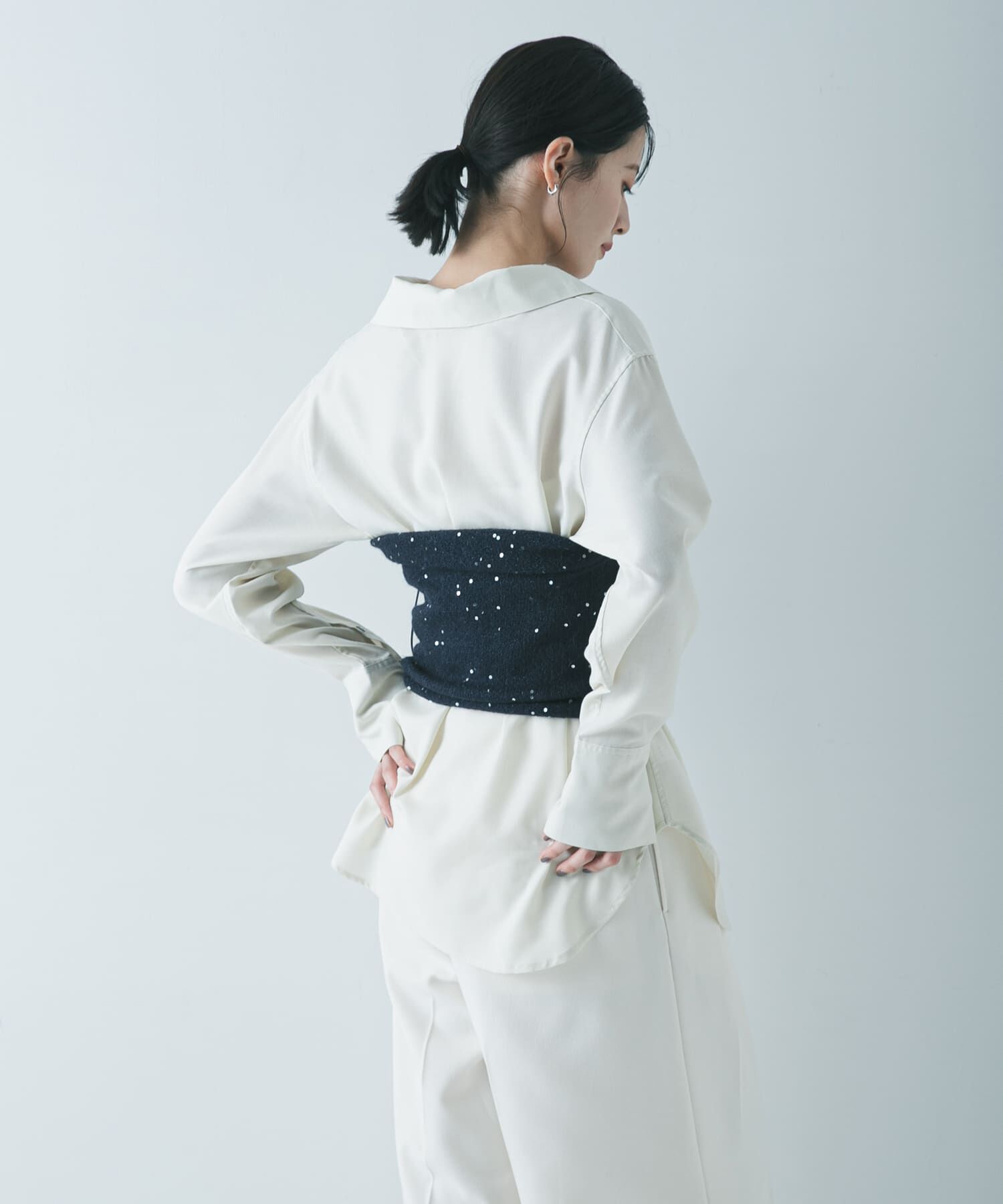 URBAN RESEARCH「スパンコールモヘヤチューブトップ」|チューブトップ|