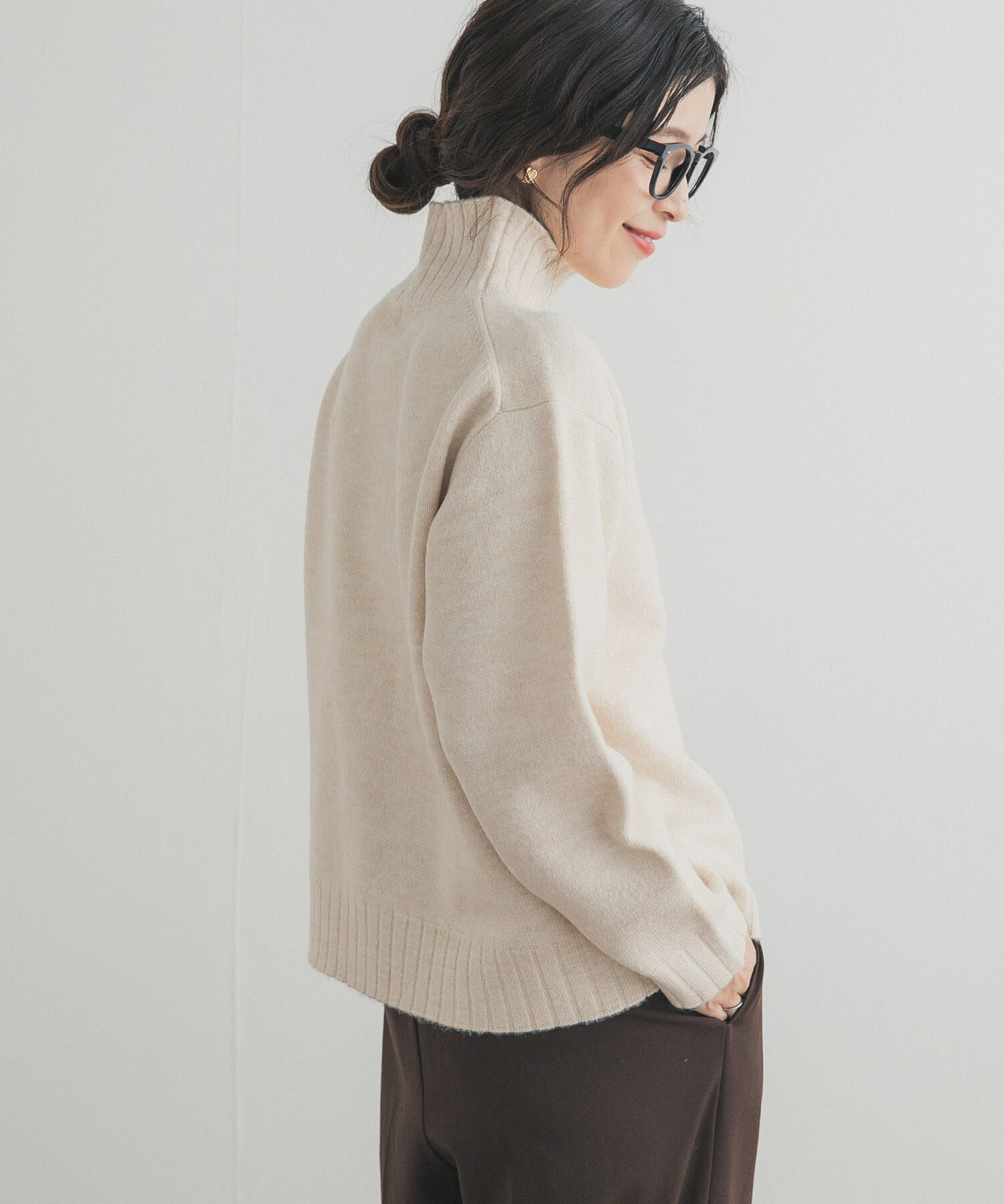 URBAN RESEARCH DOORS「タートルネックニットプルオーバー」|ニット・セーター|