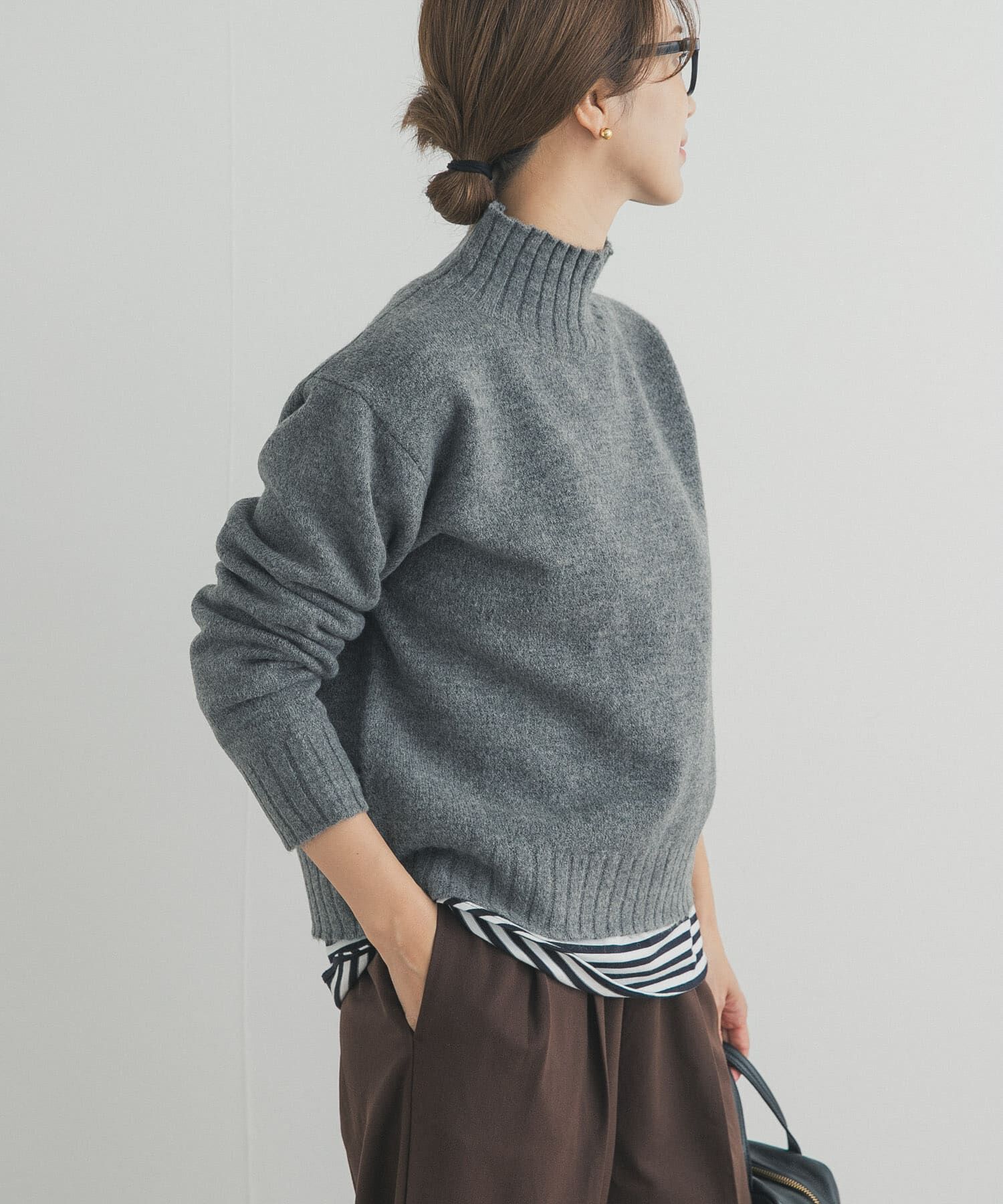 URBAN RESEARCH DOORS「タートルネックニットプルオーバー」|ニット・セーター|