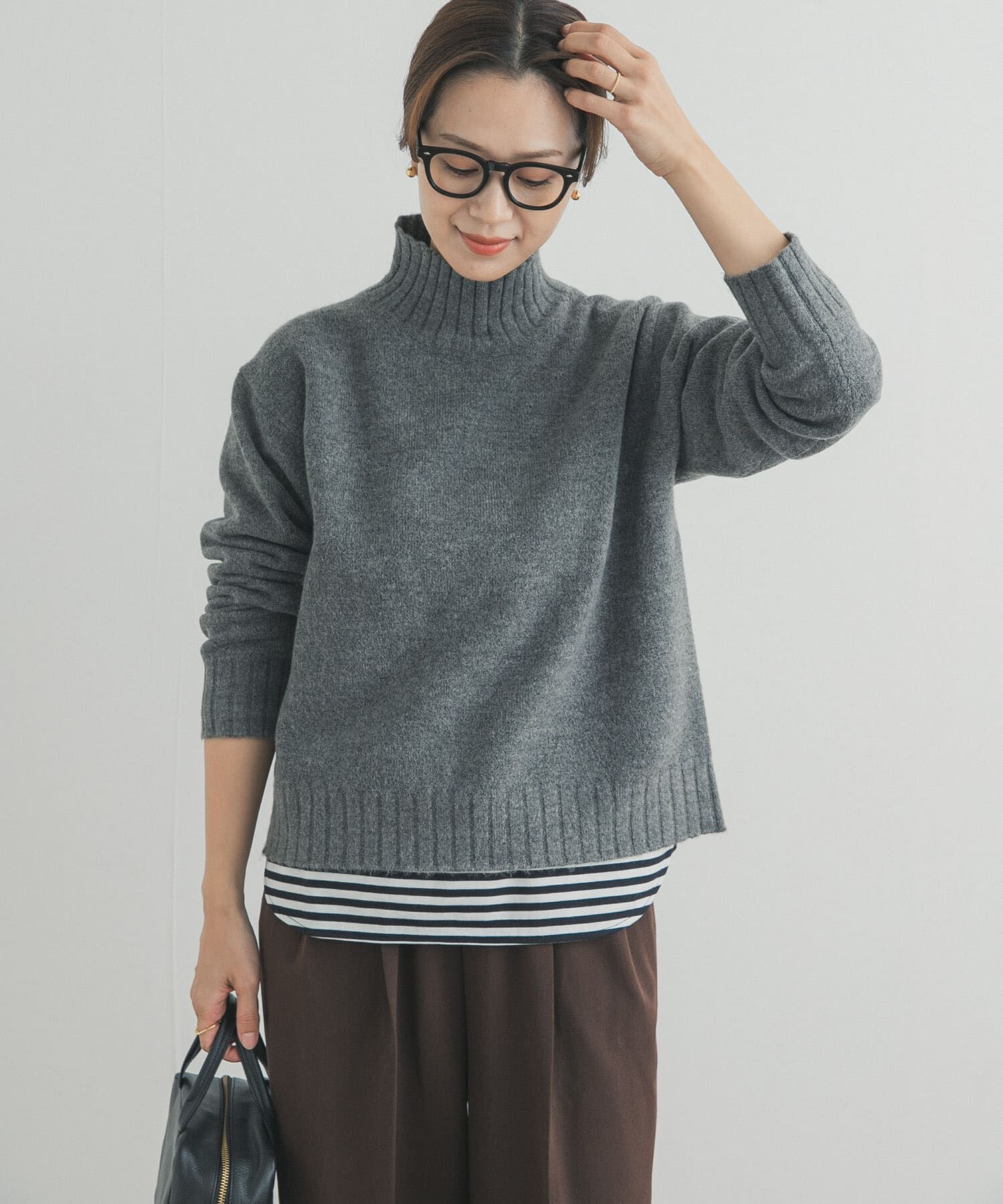 URBAN RESEARCH DOORS「タートルネックニットプルオーバー」|ニット・セーター|