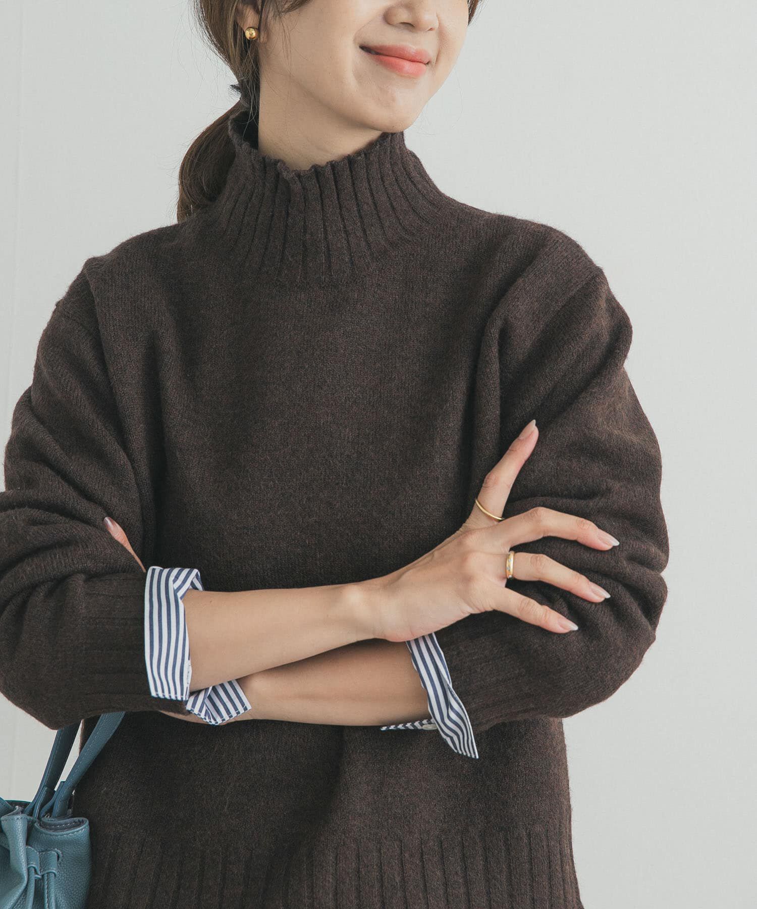 URBAN RESEARCH DOORS「タートルネックニットプルオーバー」|ニット・セーター|