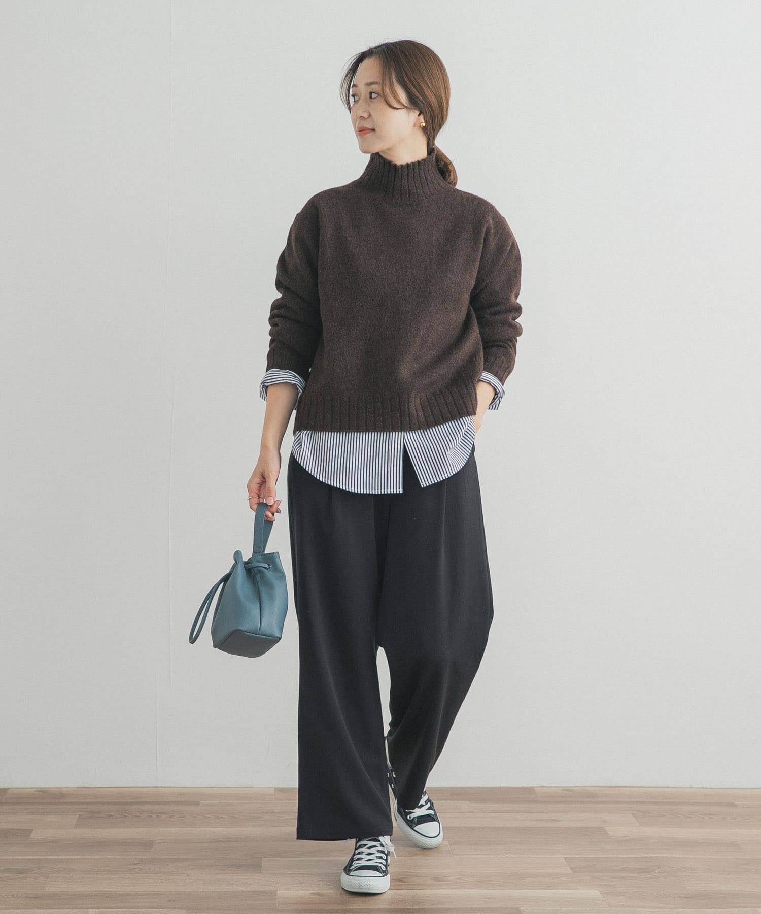 URBAN RESEARCH DOORS「タートルネックニットプルオーバー」|ニット・セーター|