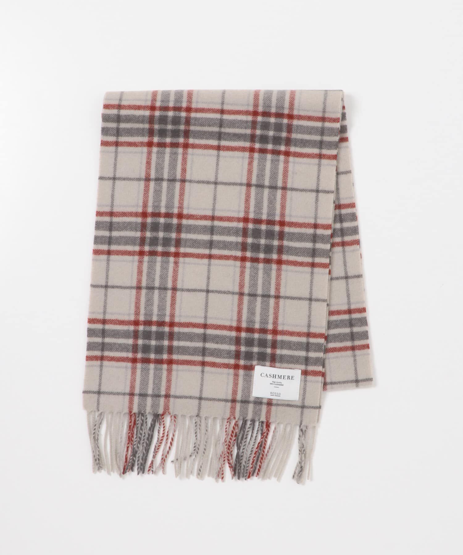 URBAN RESEARCH ROSSO「カシミヤチェックマフラー」|マフラー|