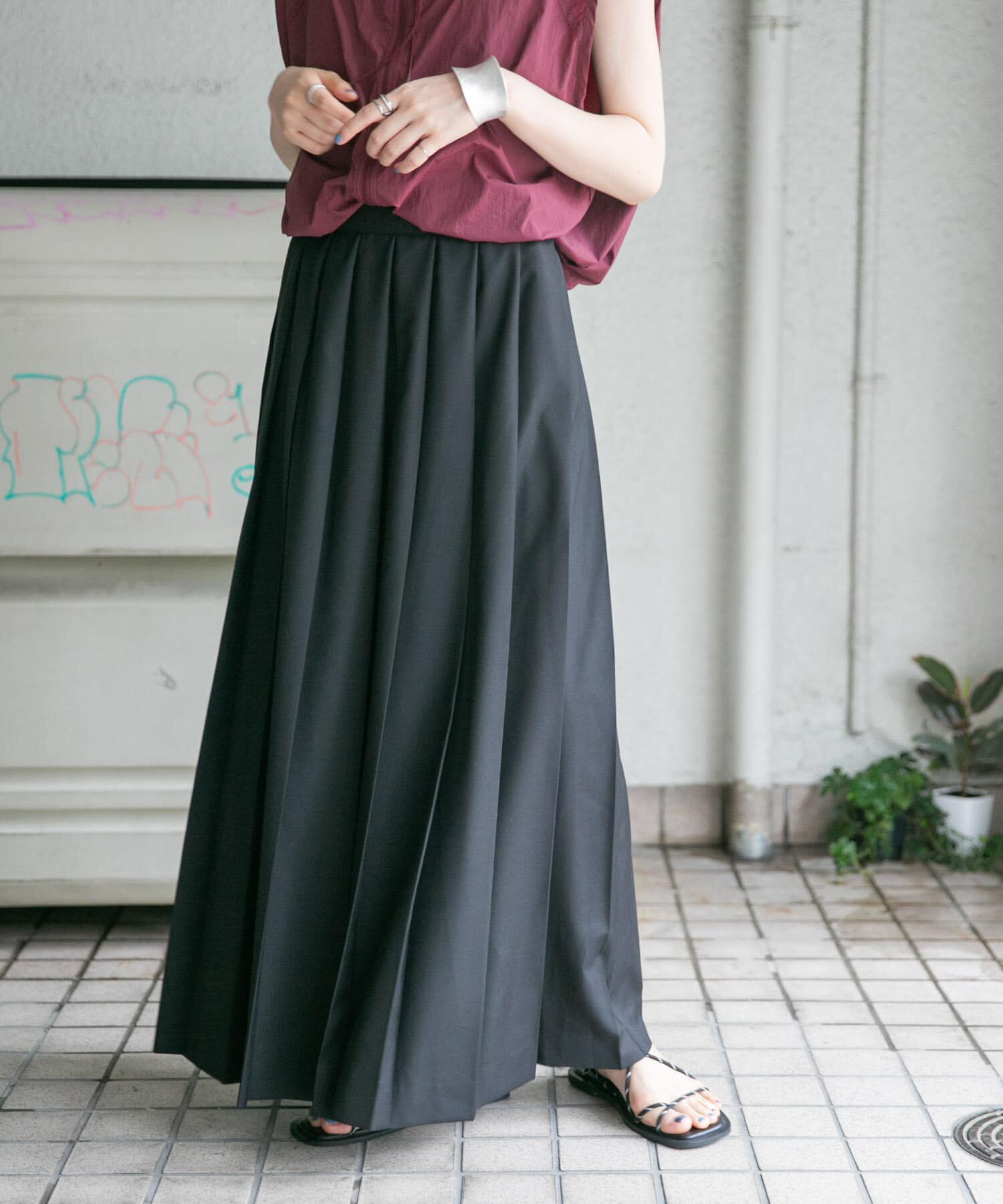  「プリーツキャミワンピース」|ワンピース|