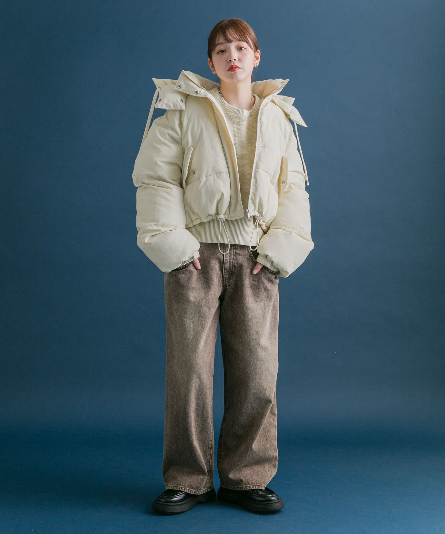  「マーブルジャガードニット」|ニット・セーター|