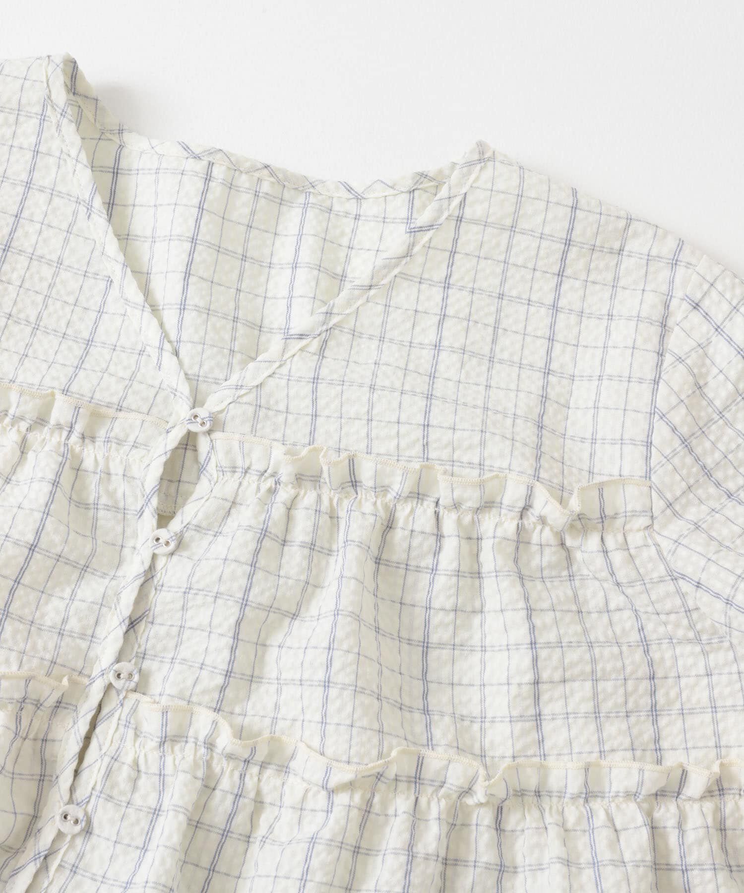  「サッカーチェックミニワンピース」|ワンピース|