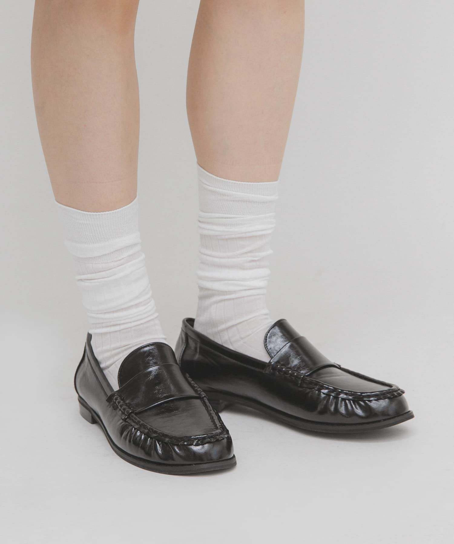  「ギャザーデザインローファー」|その他|