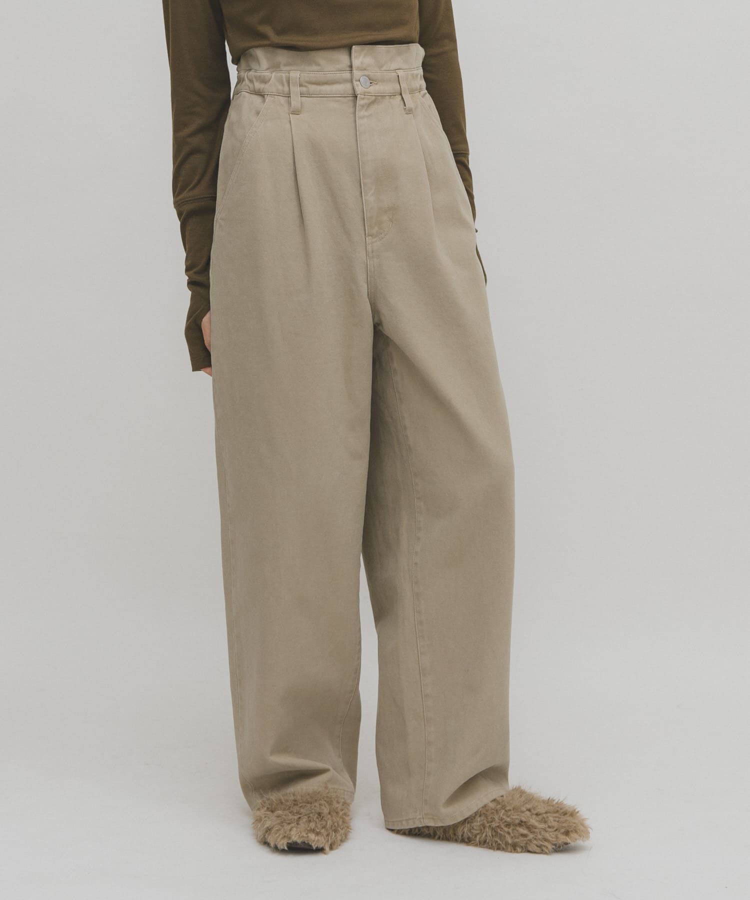  「フリルウエストツイルパンツ」|その他|