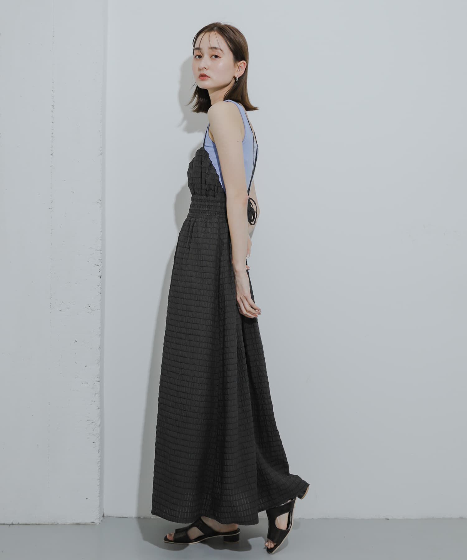 SENSE OF PLACE by URBAN RESEARCH「チェックキャミワンピース」|ワンピース|