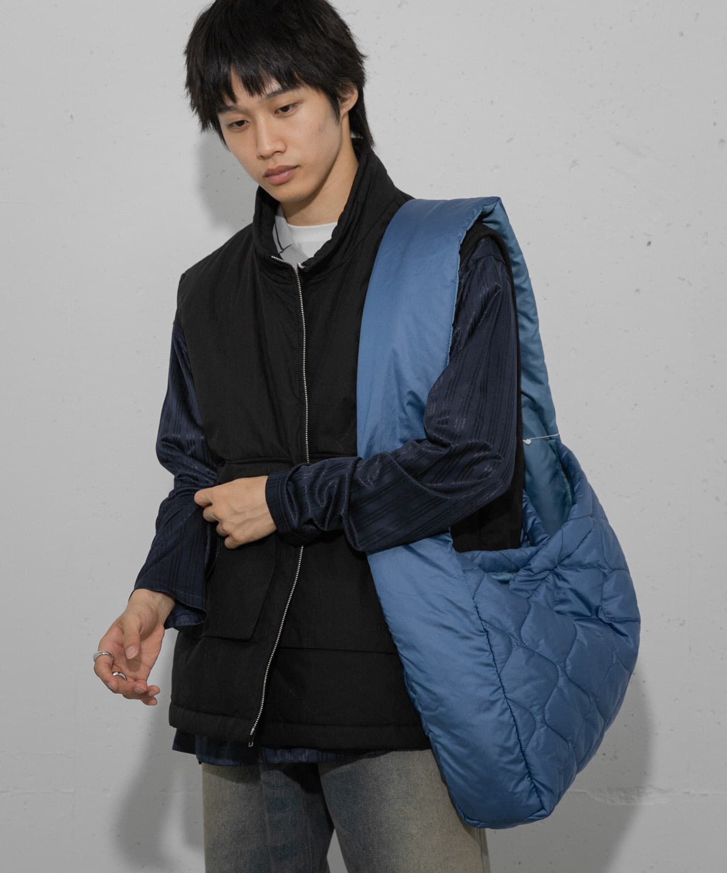 SENSE OF PLACE by URBAN RESEARCH「ダブルポケットトラックベスト」|ダウンベスト・ベスト|