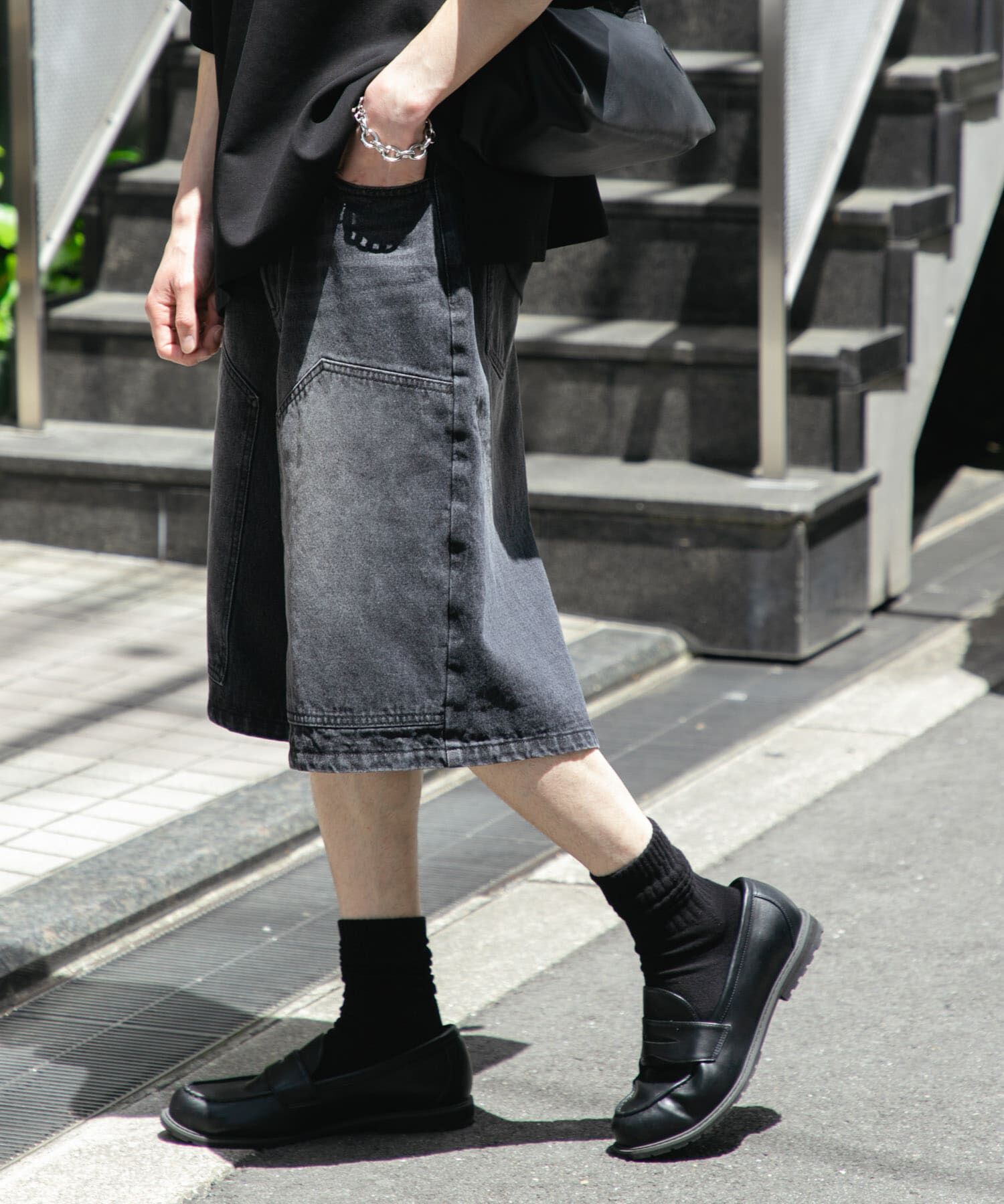 SENSE OF PLACE by URBAN RESEARCH「ダブルニーワイドデニムショーツ」|その他|