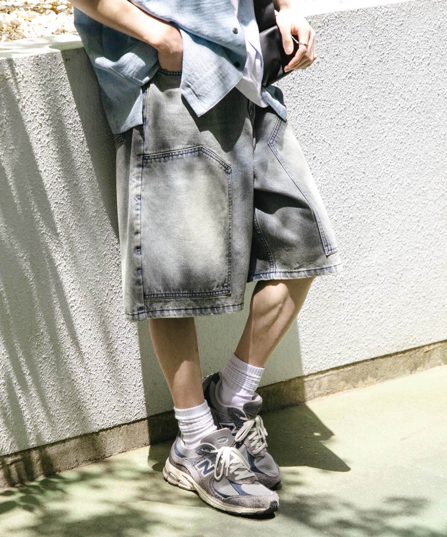 SENSE OF PLACE by URBAN RESEARCH「ダブルニーワイドデニムショーツ」|その他|