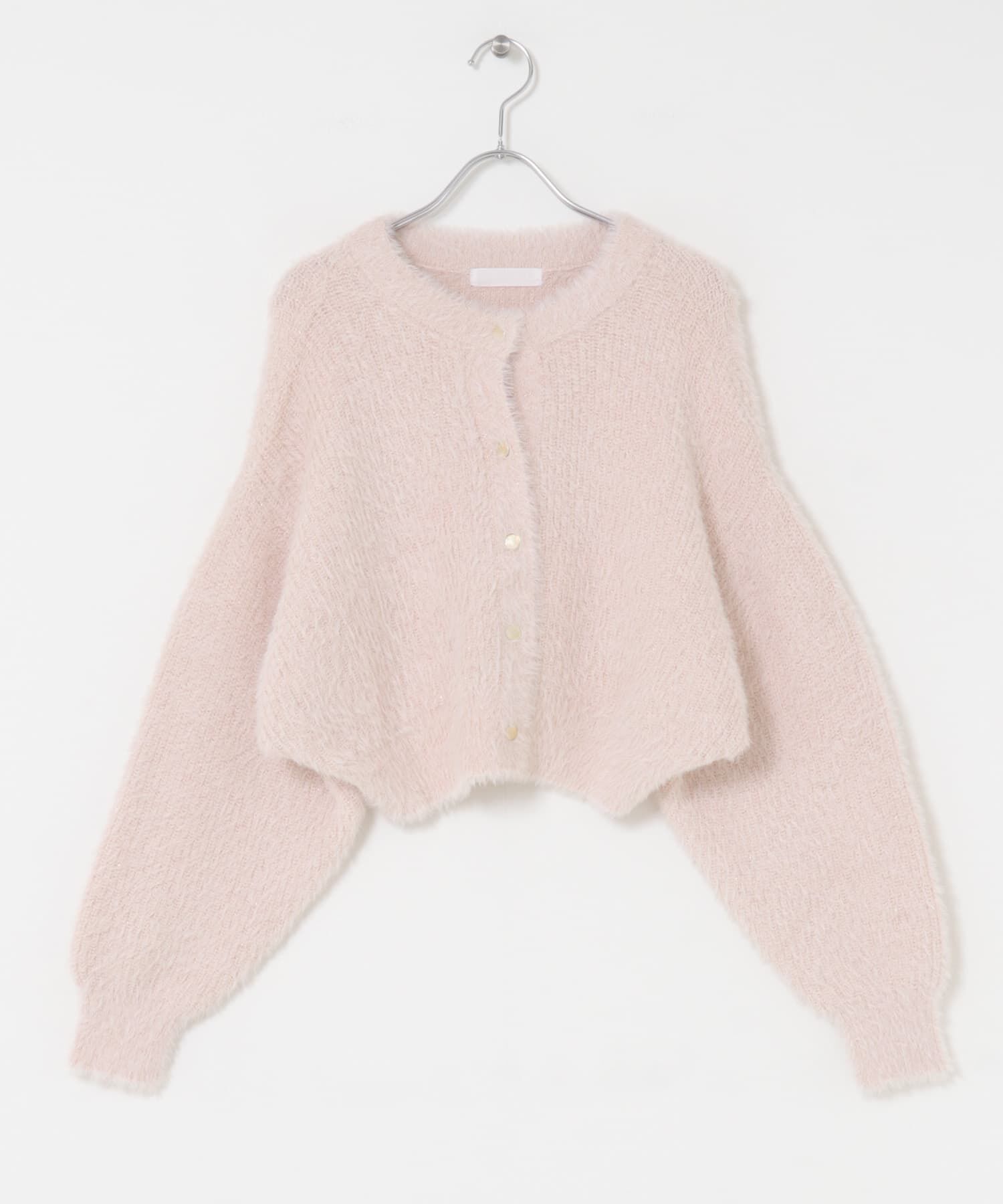 SENSE OF PLACE by URBAN RESEARCH「『一部WEB限定カラー』ラメシャギークロップドカーディガン」|カーディガン|