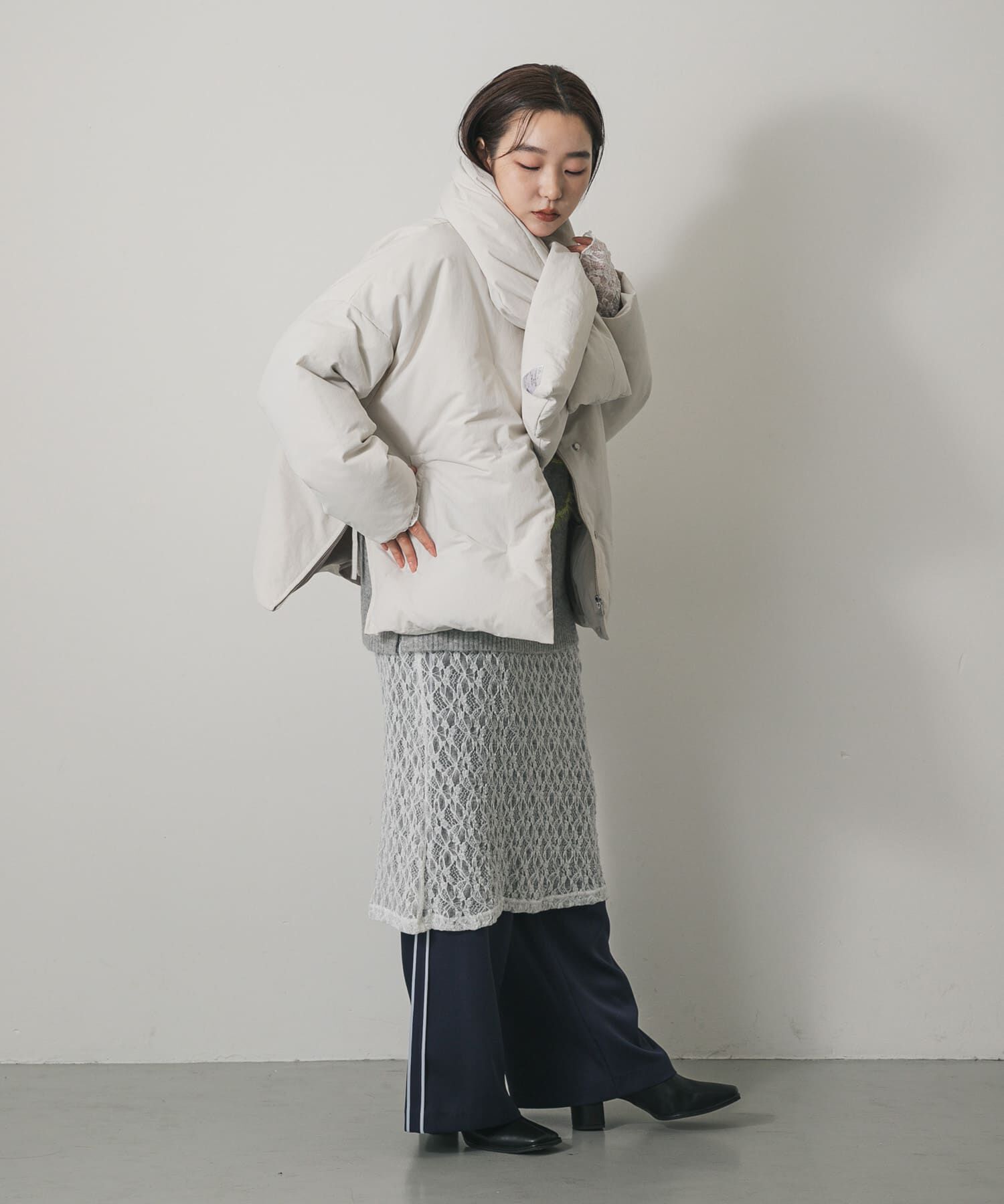 SENSE OF PLACE by URBAN RESEARCH「『WEB/一部店舗限定』マフラーツキシームレスダウン」|ダウン|