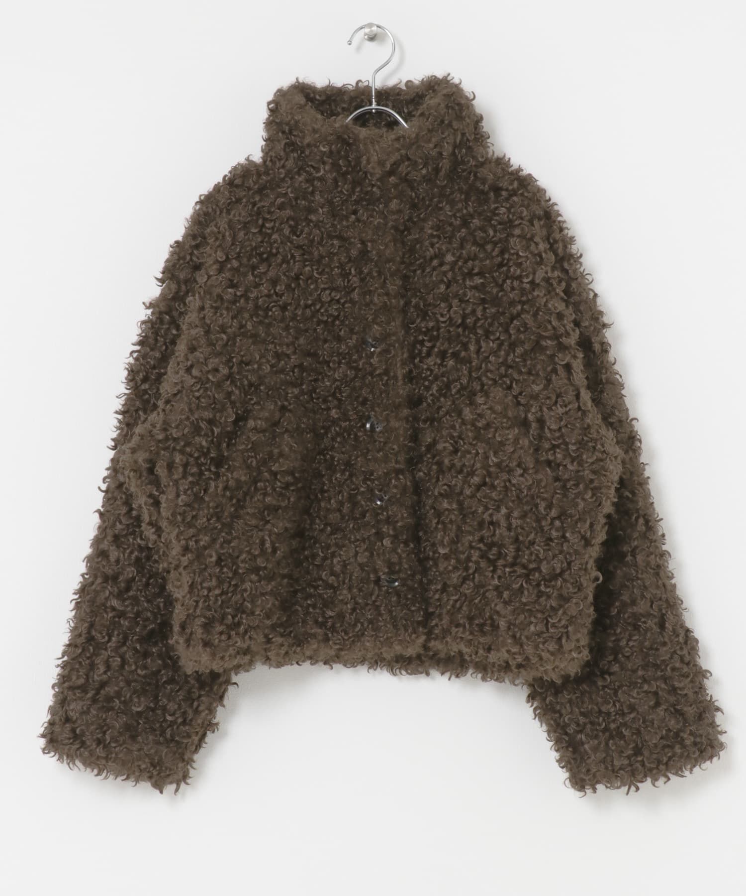 SENSE OF PLACE by URBAN RESEARCH「プードルファーミドルジャケット」|ノーカラーコート|