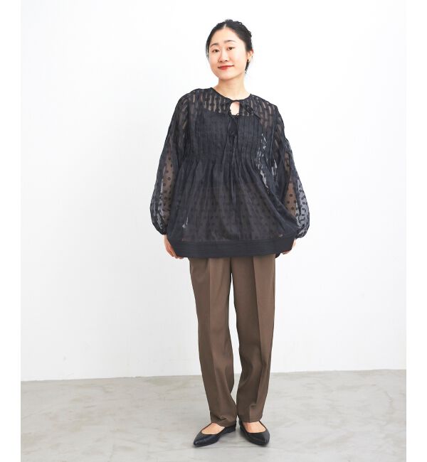 le.coeur blanc「《手洗い可能》ツイルイージーテーパードパンツ」|その他|