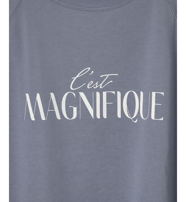 le.coeur blanc「《手洗い可能》ミニ裏毛ロゴフレンチプルオーバー」|Tシャツ・カットソー|