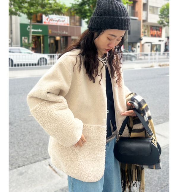  「リバーシブルフェイクムートンコート」|その他|