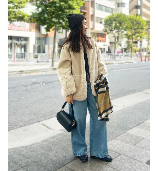  「リバーシブルフェイクムートンコート」|その他|