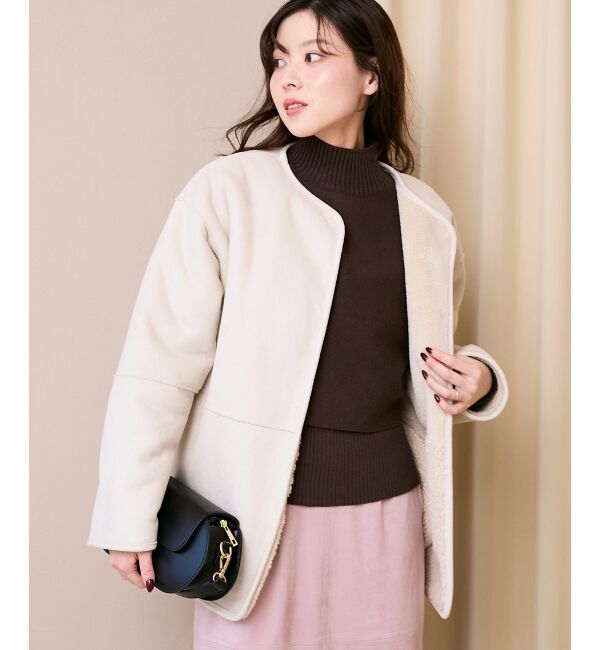  「リバーシブルフェイクムートンコート」|その他|