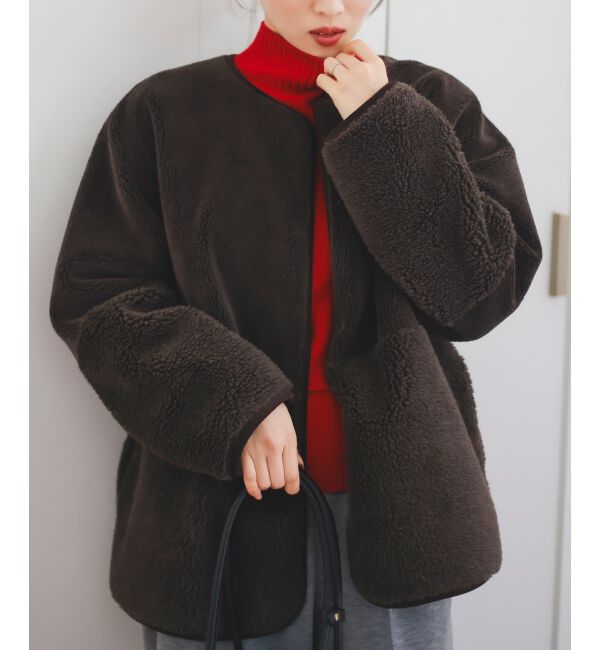  「リバーシブルフェイクムートンコート」|その他|
