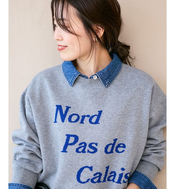  「AL ダブルジャガードロゴニット」|ニット・セーター|