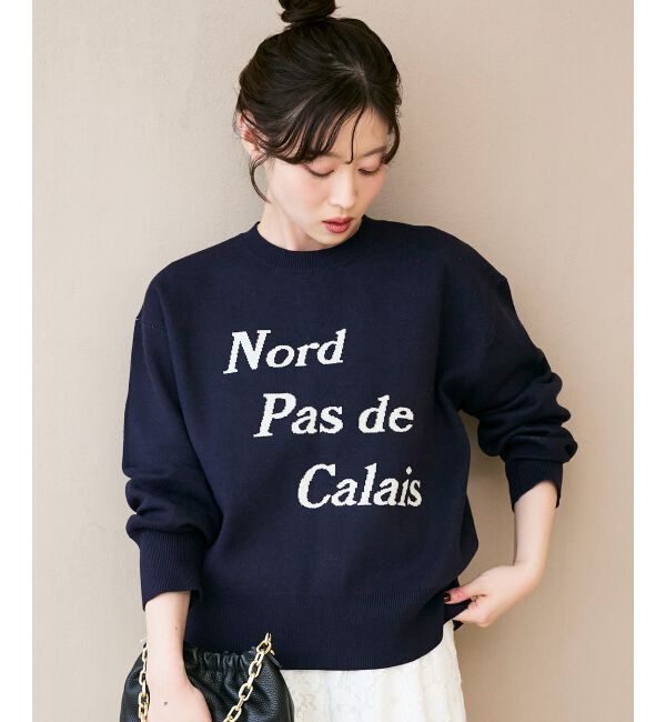  「AL ダブルジャガードロゴニット」|ニット・セーター|