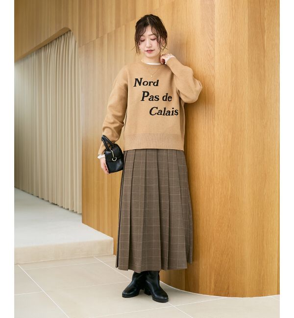  「AL ダブルジャガードロゴニット」|ニット・セーター|