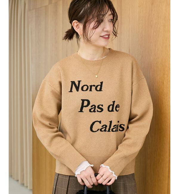  「AL ダブルジャガードロゴニット」|ニット・セーター|