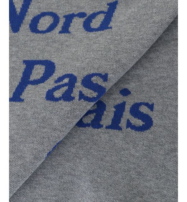  「AL ダブルジャガードロゴニット」|ニット・セーター|