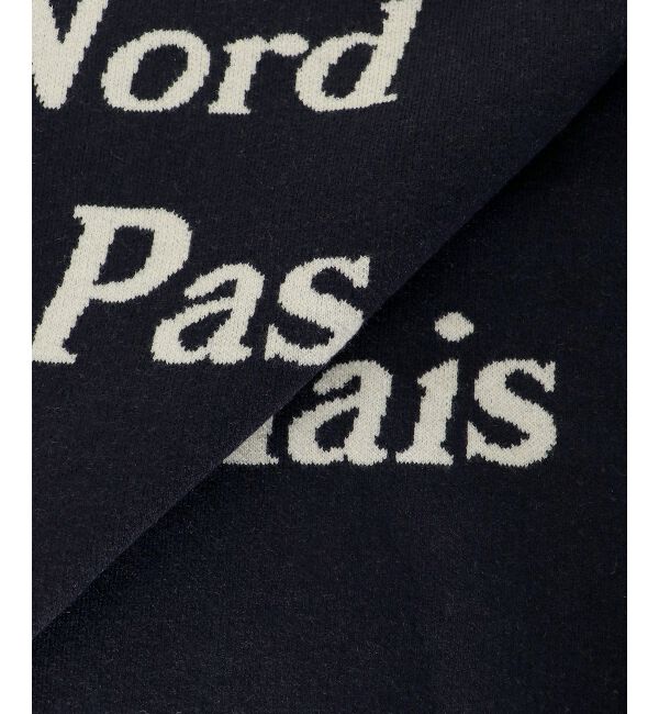  「AL ダブルジャガードロゴニット」|ニット・セーター|