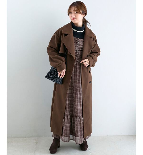  「レディロングチェスターコート」|チェスターコート|