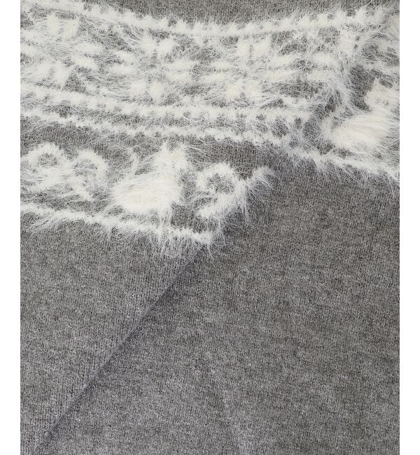  「ネコチャンジャカードトップス」|ニット・セーター|