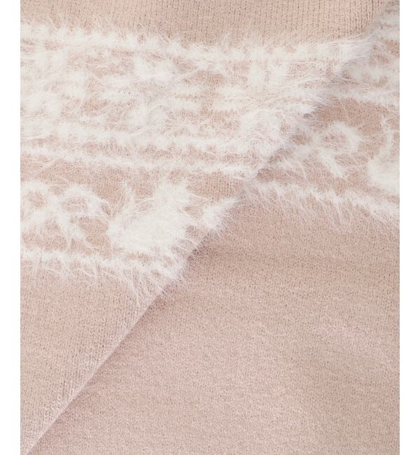  「ネコチャンジャカードトップス」|ニット・セーター|