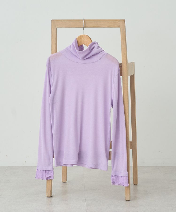 earth music&ecology「シアードッキングタートルプルオーバー」|Tシャツ・カットソー|Lavender