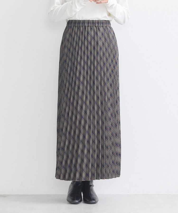 earth music&ecology「すきな丈T/Rプリーツスカート」|スカート|