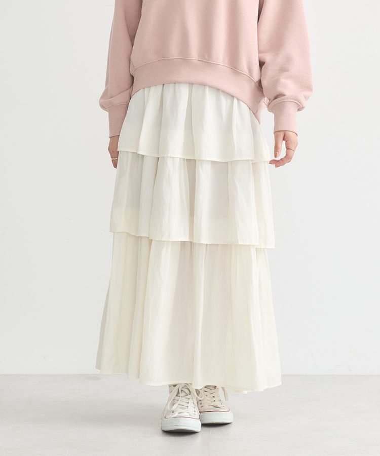 earth music&ecology「ティアードスカート」|スカート|